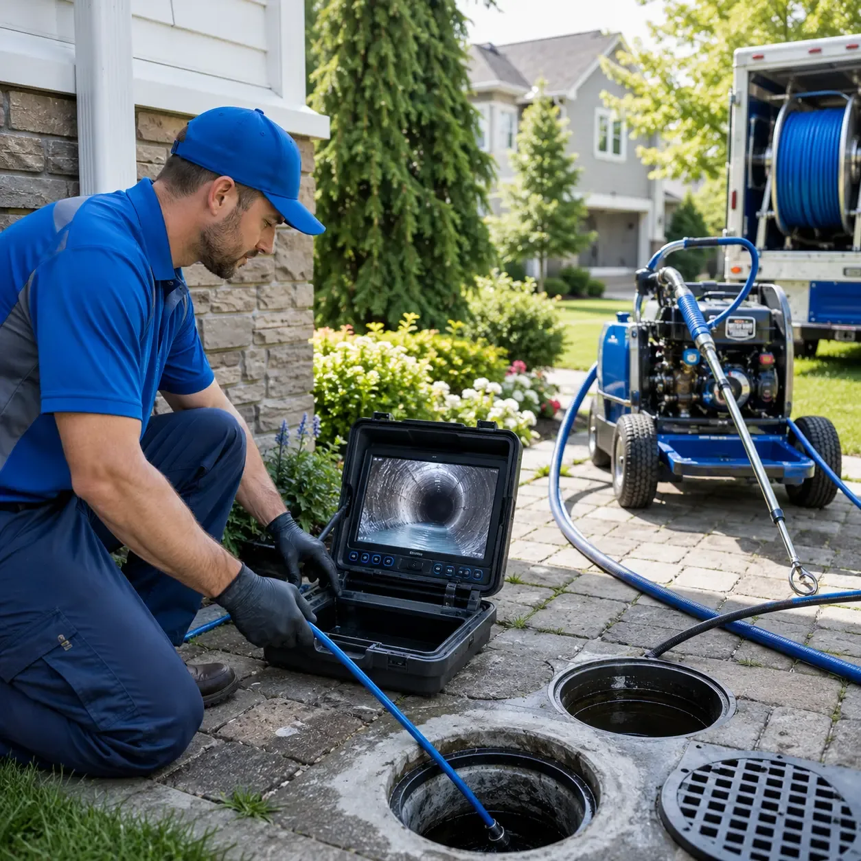Outdoor drain cleaning professionals serving New Lexington, OH